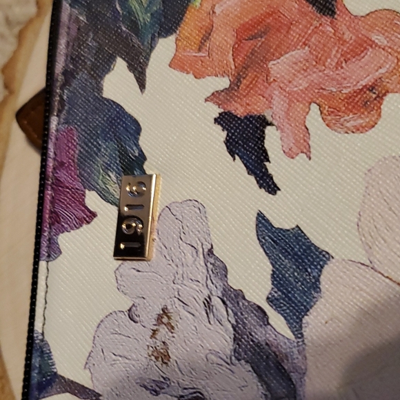 House of Disaster 1916 Brown & Floral Design Makeup Case NEW - Picture 2 of 7